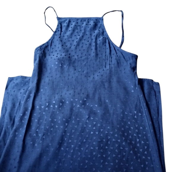 Onia Deep Blue Geometric Top - Picture 5 of 6